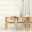 wall decal tiles - 30 wall stickers tiles chic golden marbled effect - ambiance-sticker.com