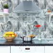 wall decal cement tiles - 30 wall stickers tiles bellagio marble - ambiance-sticker.com