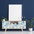 Wall decal tiled furniture 30 wall decal tiled furniture edwina - ambiance-sticker.com
