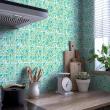 wall decal cement tiles - 30 wall stickers tiles terrazzo rievra - ambiance-sticker.com