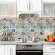 wall decal cement tiles - 30 wall stickers tiles viera - ambiance-sticker.com