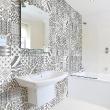 wall decal cement tiles - 60 wall stickers cement tiles cardinia - ambiance-sticker.com