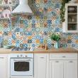wall decal cement tiles - 60 wall stickers cement tiles avera - ambiance-sticker.com