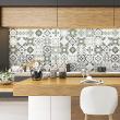 wall decal tiles - 60 wall decal cement tiles azulejos chopita - ambiance-sticker.com
