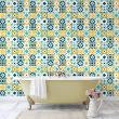wall decal cement tiles - 60 wall decal cement tiles azulejos flora - ambiance-sticker.com