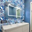 wall decal cement tiles - 60 wall stickers cement tiles azulejos gildro - ambiance-sticker.com