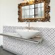 wall decal tiles - 60 wall decal cement tiles azulejos Greta - ambiance-sticker.com