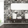 wall decal tiles - 60 wall decal cement tiles azulejos unia - ambiance-sticker.com