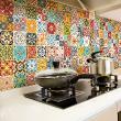 wall decal cement tiles - 60 wall stickers cement tiles carlita - ambiance-sticker.com