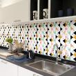 wall decal cement tiles materials - 60 wall decal cement tiles luxury marbled effect - ambiance-sticker.com