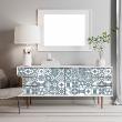 Wall decal furniture cement tile60 wall decal furniture cement tile authentic anaisah - ambiance-sticker.com