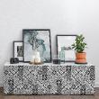 Wall decal furniture cement tile60 wall decal furniture cement tile authentic mazena - ambiance-sticker.com
