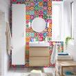 wall decal cement tiles - 60 wall decal tiles azulejos ana clara - ambiance-sticker.com