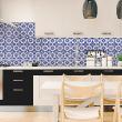 wall decal cement tiles - 60 wall stickers tiles azulejos Ramiro - ambiance-sticker.com