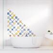 wall decal cement tiles - 60 wall decal tiles azulejos vintage original - ambiance-sticker.com