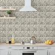wall decal cement tiles - 60 wall decal tiles terrazzo diana - ambiance-sticker.com