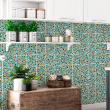 wall decal cement tiles - 60 wall decal tiles terrazzo wilhelm - ambiance-sticker.com