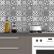 wall decal tiles - 60 wall decal tiles traditional shade of gray - ambiance-sticker.com