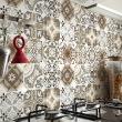wall decal cement tiles - 9 wall stickers cement tiles rithana - ambiance-sticker.com