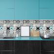wall decal tiles - 9 wall stickers cement tiles zavuio - ambiance-sticker.com