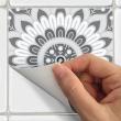 wall decal tiles - 9 wall stickers cement tiles azulejos adelaida - ambiance-sticker.com