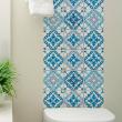 wall decal tiles - 9 wall decal cement tiles azulejos Airaro - ambiance-sticker.com