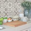 wall decal tiles - 9 wall stickers cement tiles azulejos cadix - ambiance-sticker.com