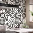 wall decal tiles - 9 wall stickers cement tiles azulejos corrano - ambiance-sticker.com