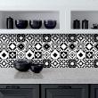 wall decal tiles - 9 wall stickers cement tiles azulejos giavino - ambiance-sticker.com