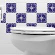 wall decal tiles - 9 wall stickers cement tiles azulejos Gracia - ambiance-sticker.com