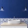 wall decal cement tiles - 9 wall stickers cement tiles azulejos Jodi - ambiance-sticker.com