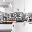 wall decal tiles - 9 wall stickers cement tiles azulejos michela - ambiance-sticker.com