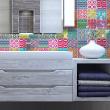 wall decal tiles - 9 wall stickers cement tiles azulejos sirah - ambiance-sticker.com