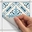 wall decal cement tiles - 9 wall stickers cement tiles juliano - ambiance-sticker.com