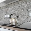 wall decal tiles - 9 wall stickers cement tiles marble by cuzco - ambiance-sticker.com