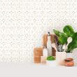 wall decal tiles materials - 9 wall stickers cement tiles marble and gold shade - ambiance-sticker.com