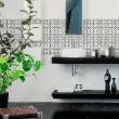 wall decal tiles - 9 wall stickers cement tiles oriental Oran - ambiance-sticker.com