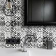 wall decal cement tiles - 9 wall stickers tiles azulejos alexia - ambiance-sticker.com