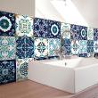 wall decal cement tiles - 9 wall stickers tiles azulejos anthorion - ambiance-sticker.com