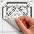 wall decal tiles - 9 wall stickers tiles azulejos ariahna - ambiance-sticker.com