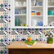 wall decal cement tiles - 9 wall stickers tiles azulejos dalidah - ambiance-sticker.com