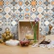 wall decal cement tiles - 9 wall stickers tiles azulejos lonareno - ambiance-sticker.com
