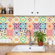 wall decal cement tiles - 9 wall stickers tiles azulejos navaro - ambiance-sticker.com
