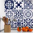 wall decal tiles - 9 wall decal tiles azulejos vintage antique ornaments - ambiance-sticker.com