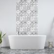 wall decal cement tiles - 9 wall stickers tiles azulejos vizenzo - ambiance-sticker.com