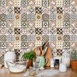 wall decal cement tiles - 9 wall stickers tiles sariotha - ambiance-sticker.com