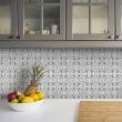 wall decal cement tiles - 9 wall stickers tiles terrazzo barumini - ambiance-sticker.com