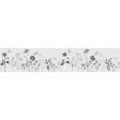 Blackout wall decals - Window sticker long country flowers - ambiance-sticker.com