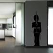 London wall decals - Royal Guard with sword - ambiance-sticker.com
