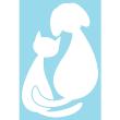 Electrostatic Cat and dog stickers - ambiance-sticker.com